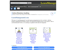 Tablet Screenshot of learnmanagement2.com